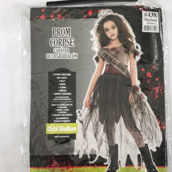 Zombie prom queen Halloween costume 8,10